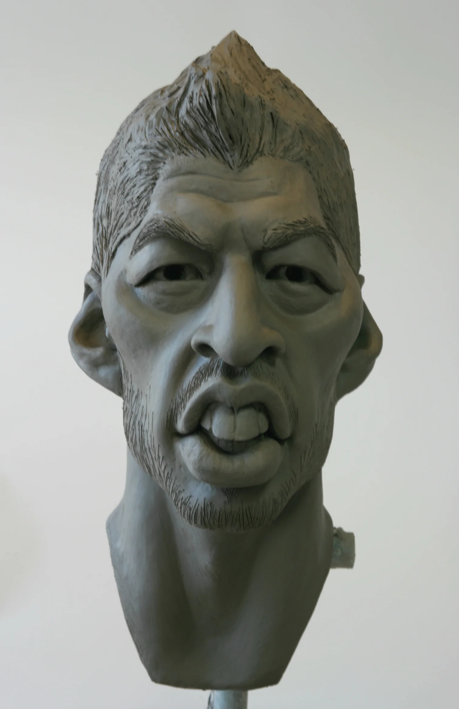 Luis Suarez caricature sculpture