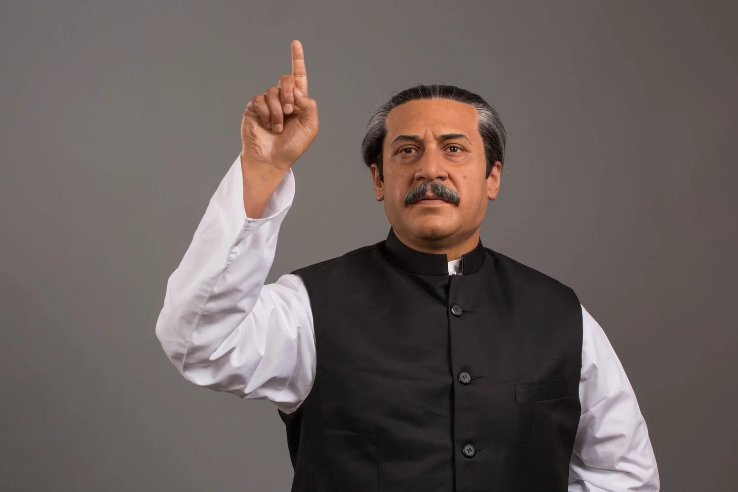 Sheikh Mujibur Rahman wax figure