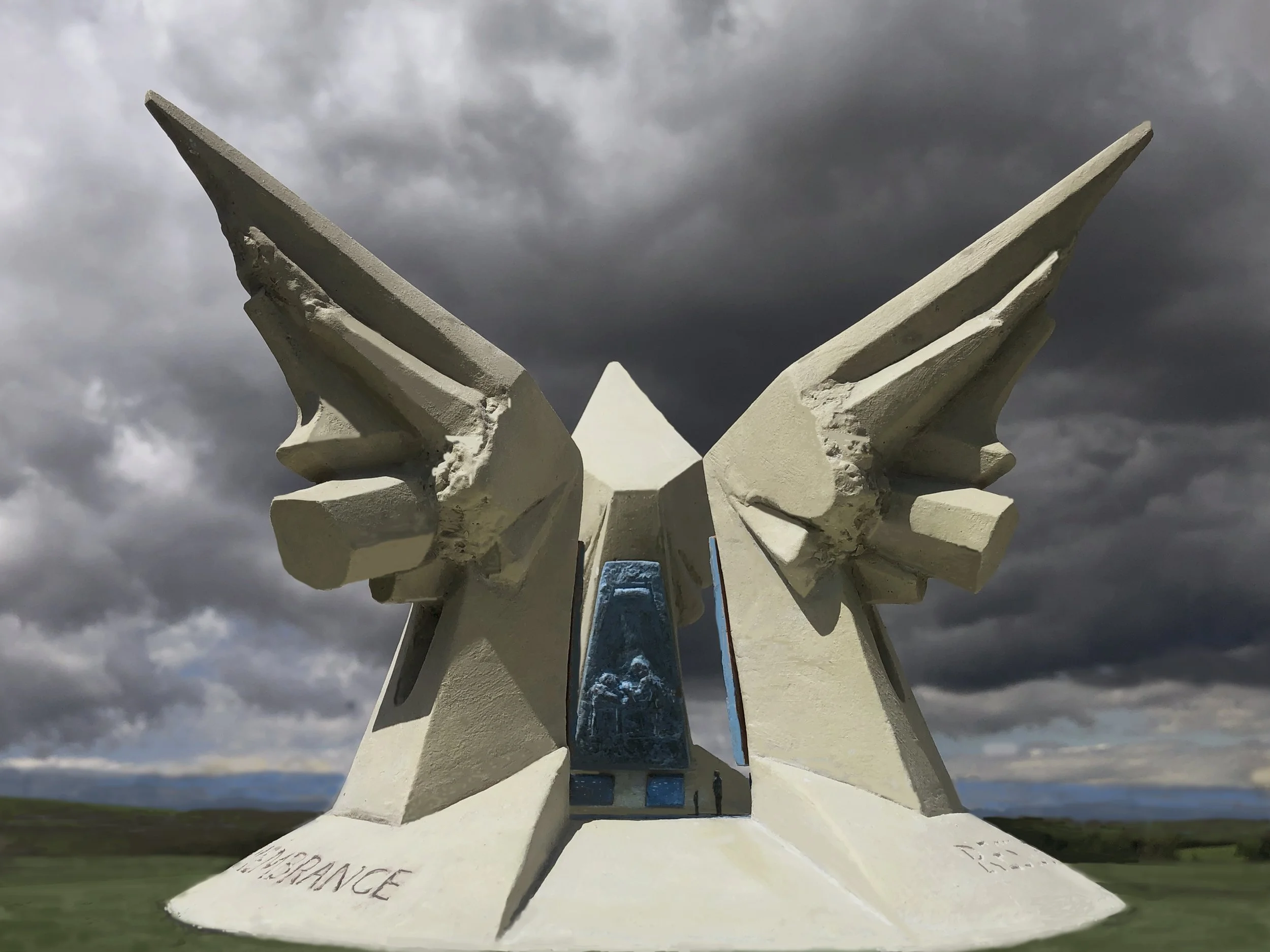 Covid memorial sculpture design